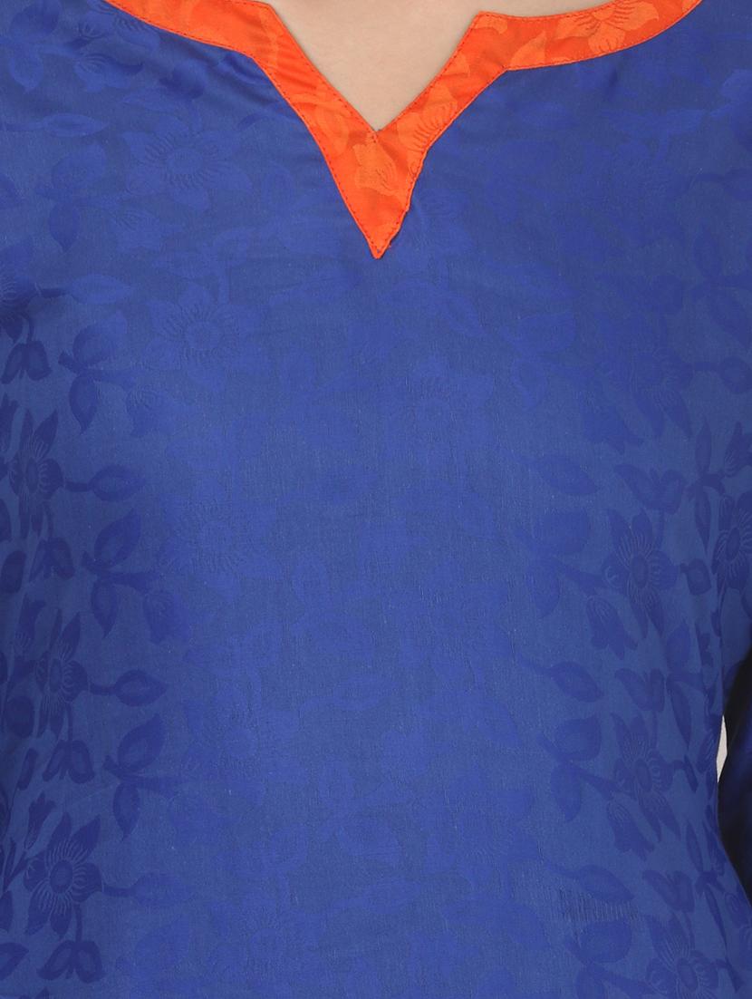 solid straight kurta - 16695738 - Zoom Image - 4