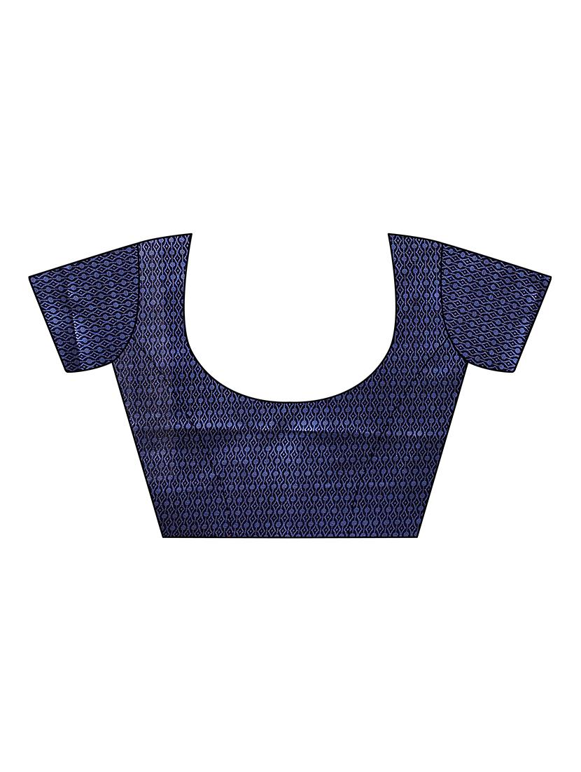 conversational printed bordered saree with blouse - 16695848 - Zoom Image - 4