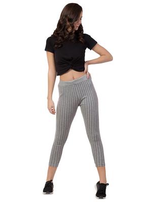 mid rise side tapping striped jegging - 16695947 - Standard Image - 4