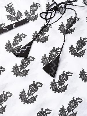 printed kurta palazzo set - 16696289 - Standard Image - 4