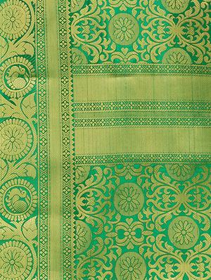 conversational kanjivaram saree with blouse - 16696668 - Standard Image - 4