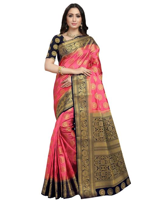 conversational kanjivaram saree with blouse - 16696672 - Standard Image - 1