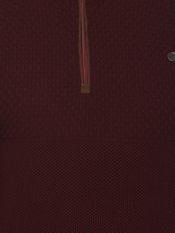 red self design pullover - 16696689 - Zoom Image - 4