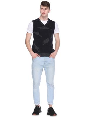 grey printed acrylic pullover - 16696699 - Standard Image - 4
