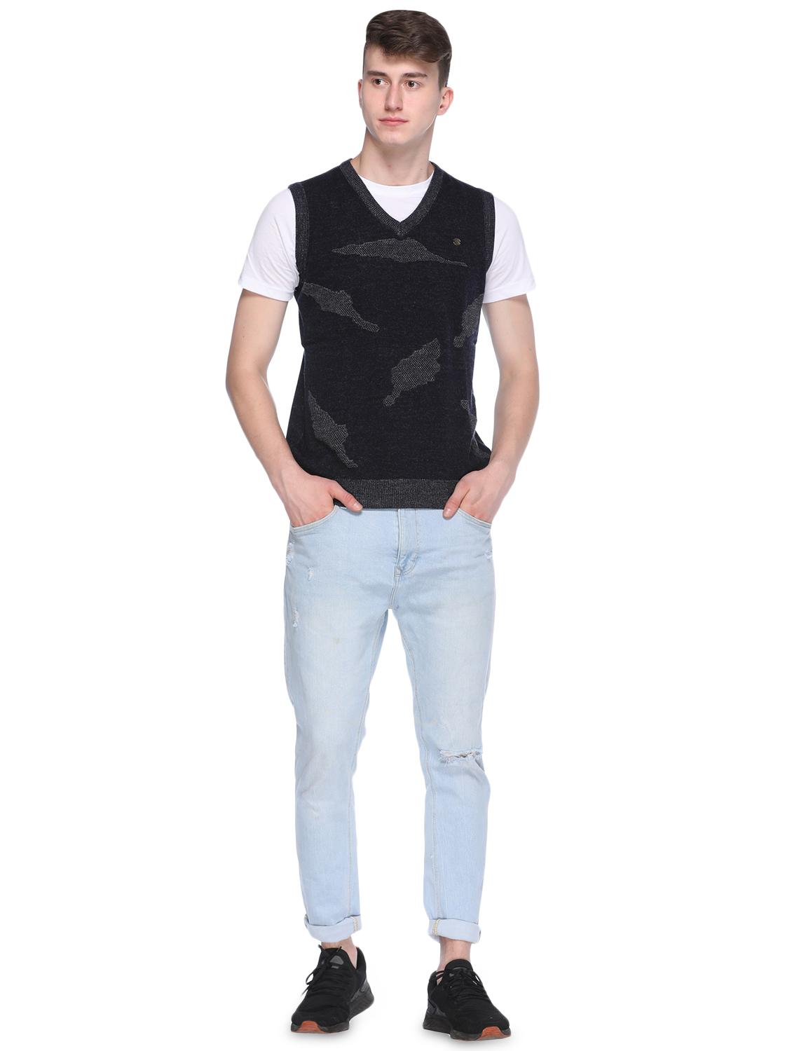 grey printed acrylic pullover - 16696699 - Zoom Image - 4