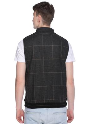 brown checkered reversible jacket - 16696712 - Standard Image - 4