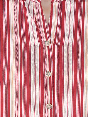 striped straight kurta - 16697419 - Standard Image - 4