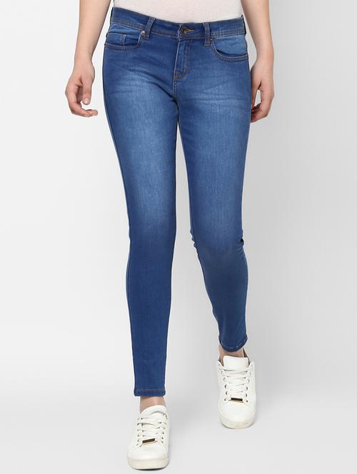 high rise stone washed jeans - 16698240 - Standard Image - 1
