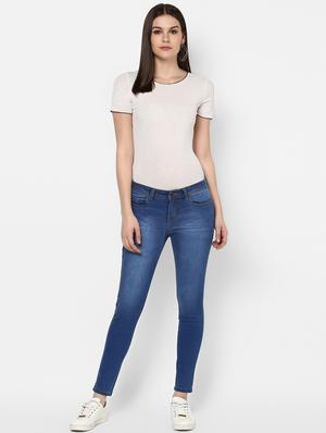 high rise stone washed jeans - 16698240 - Standard Image - 4