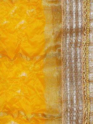 gota patti bandhani dupatta - 16698265 - Standard Image - 4
