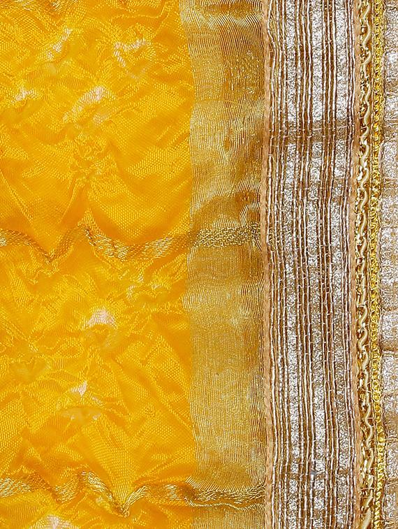 gota patti bandhani dupatta - 16698265 - Zoom Image - 4