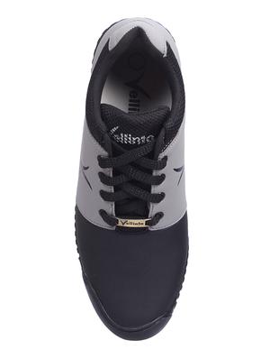 black leatherette lace up sneakers - 16698304 - Standard Image - 4