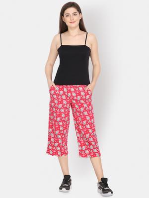 high rise floral capri - 16698336 - Standard Image - 4
