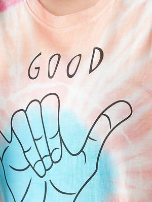 round neck tie and dye tee - 16698553 - Standard Image - 4