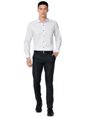 white floral print casual shirt - 16699241 - Standard Image - 4