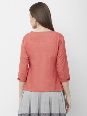 embroidered skirt top set - 16699753 - Standard Image - 4