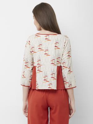 printed top pants set - 16699756 - Standard Image - 4