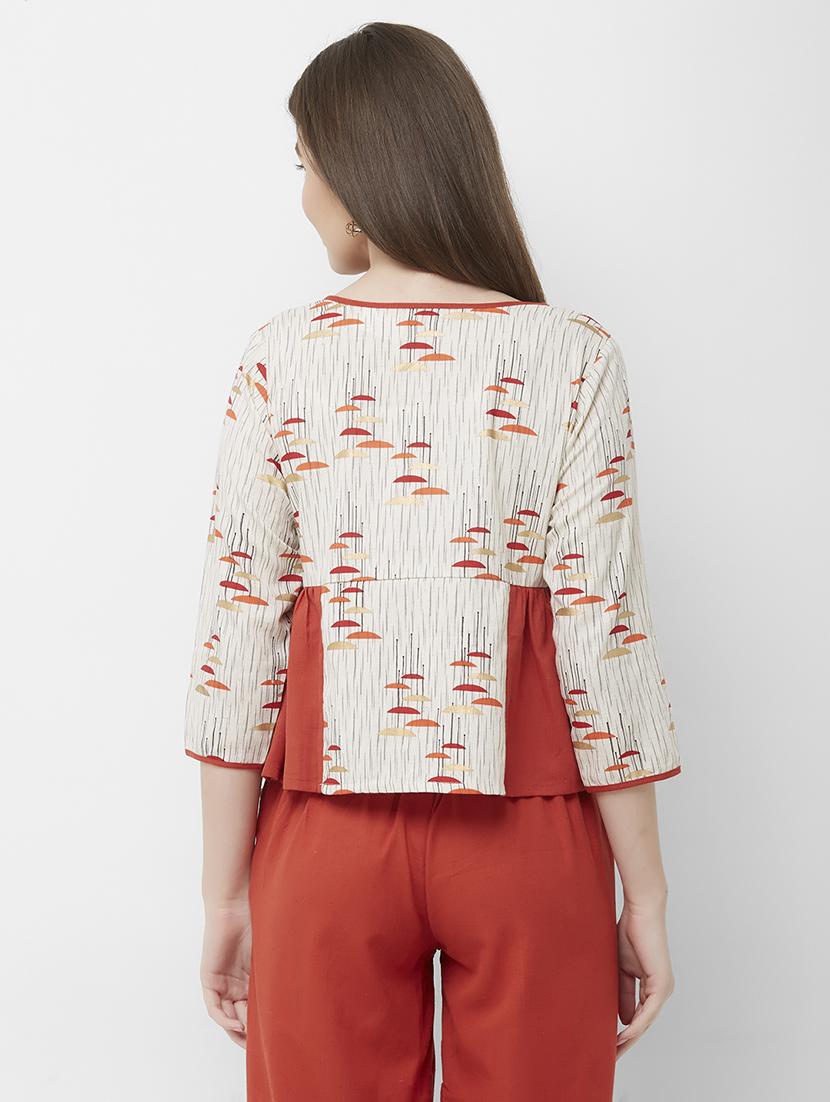 printed top pants set - 16699756 - Zoom Image - 4