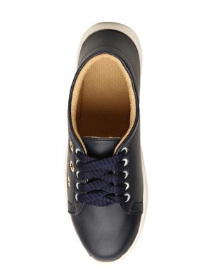 navy lace-up sneakers - 16699873 - Standard Image - 4