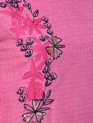 bell sleeves straight kurta - 16700178 - Standard Image - 4