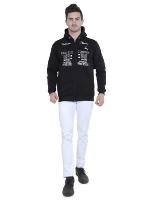black chest print sweatshirt - 16700200 - Standard Image - 4