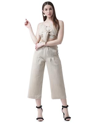 tie front pleated trouser - 16700384 - Standard Image - 4