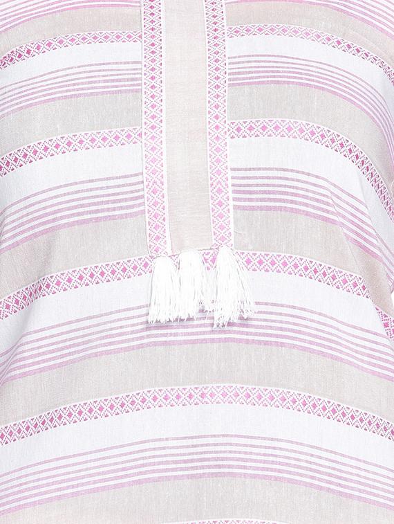 printed straight kurta - 16700788 - Zoom Image - 4