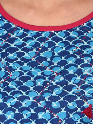 printed flared kurta - 16700799 - Standard Image - 4