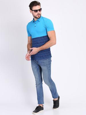 blue striped t-shirt - 16700918 - Standard Image - 4