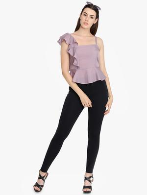 frill detail peplum top - 16701291 - Standard Image - 4