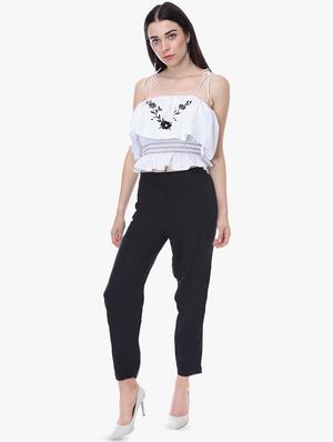 tie knot shoulder crop top - 16701484 - Standard Image - 4