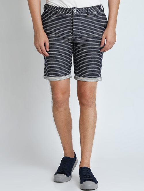 blue striped shorts - 16701802 - Standard Image - 1