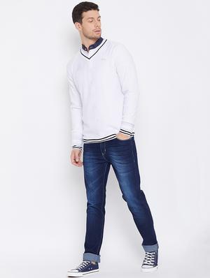 white solid pullover - 16702309 - Standard Image - 4