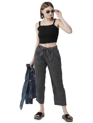 tie knot striped straight palazzo - 16703057 - Standard Image - 4