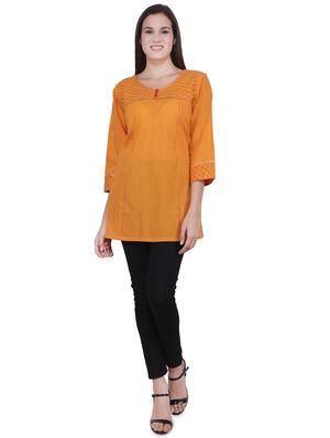 solid straight kurti - 16703070 - Standard Image - 4