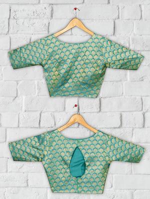 foil printed blouse - 16703329 - Standard Image - 4