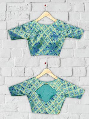 foil printed blouse - 16703332 - Standard Image - 4