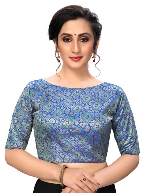 foil printed blouse - 16703336 - Standard Image - 1