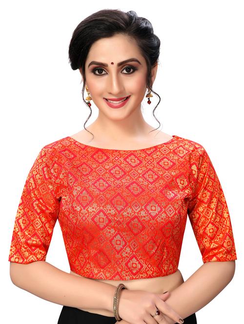 foil printed blouse - 16703339 - Standard Image - 1