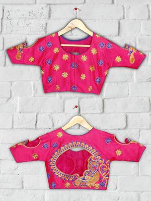 solid embroidered blouse - 16703355 - Standard Image - 4