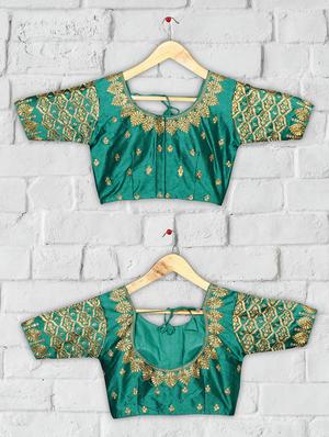 solid embroidered blouse - 16703362 - Standard Image - 4