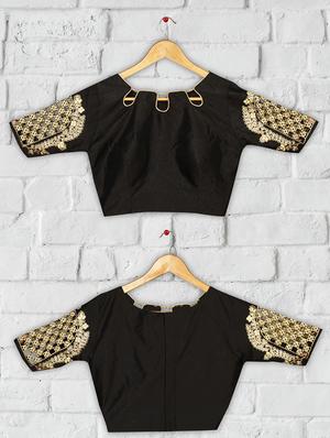 solid embroidered blouse - 16703372 - Standard Image - 4