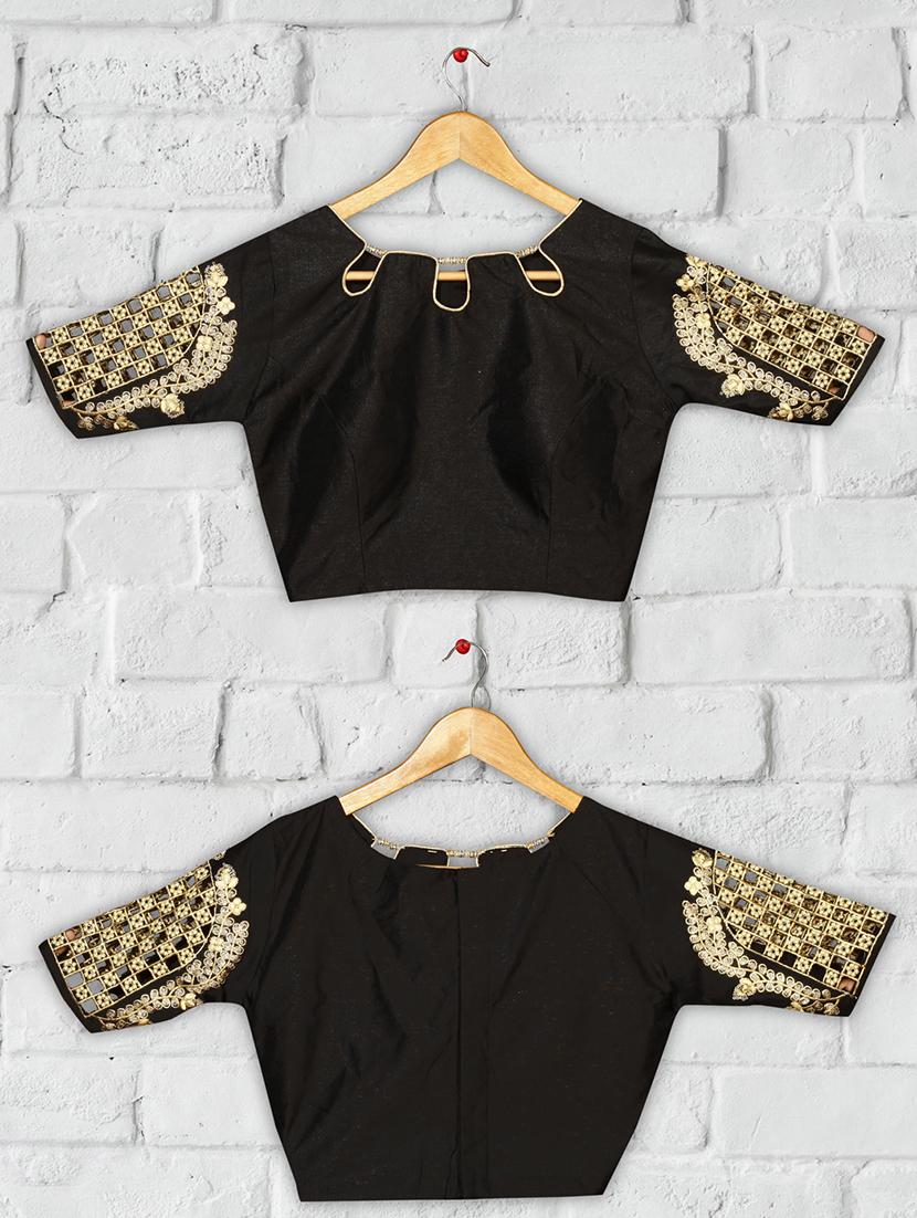 solid embroidered blouse - 16703372 - Zoom Image - 4