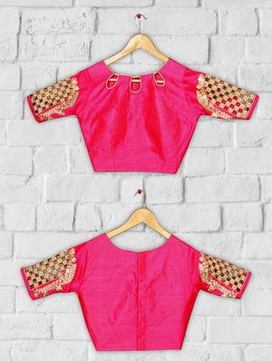 solid embroidered blouse - 16703381 - Standard Image - 4