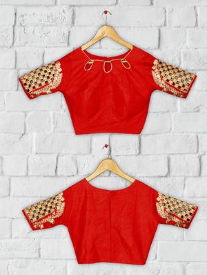 solid embroidered blouse - 16703382 - Standard Image - 4