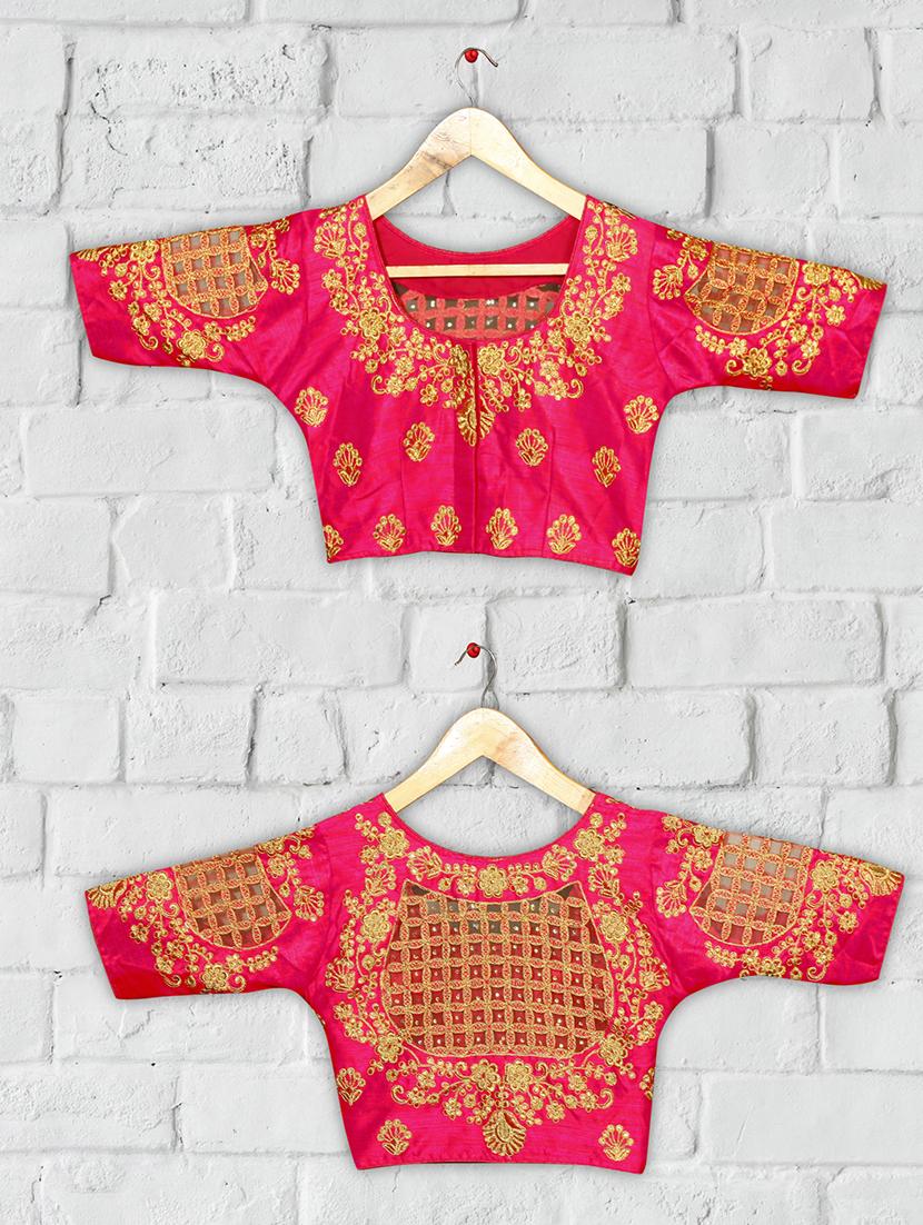 solid embroidered blouse - 16703394 - Zoom Image - 4