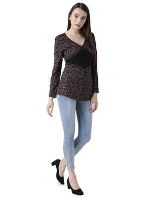lace panel floral top - 16704482 - Standard Image - 4