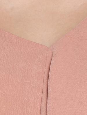 ruffle detail solid sheath dress - 16705549 - Standard Image - 4