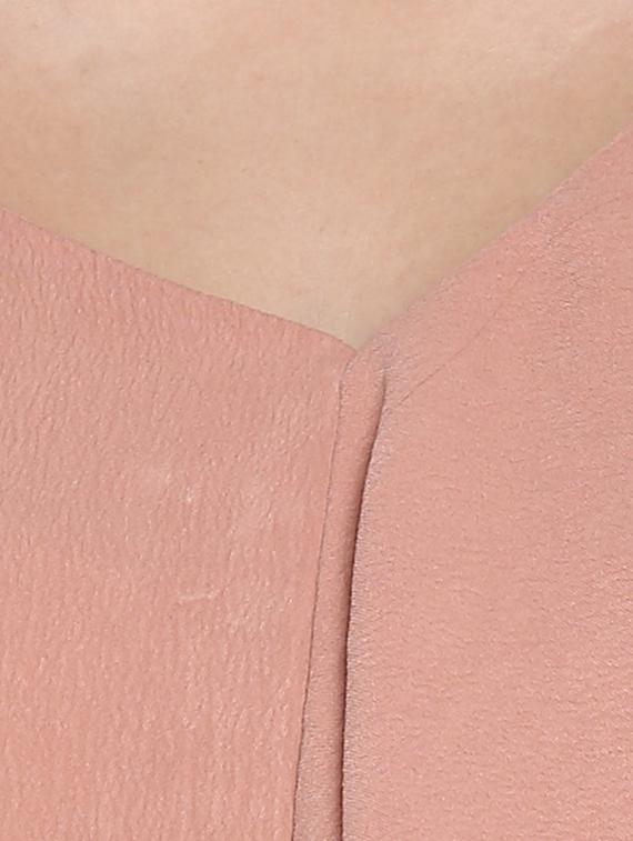ruffle detail solid sheath dress - 16705549 - Zoom Image - 4
