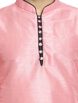 pink solid kurta pyjama set - 16705959 - Standard Image - 4